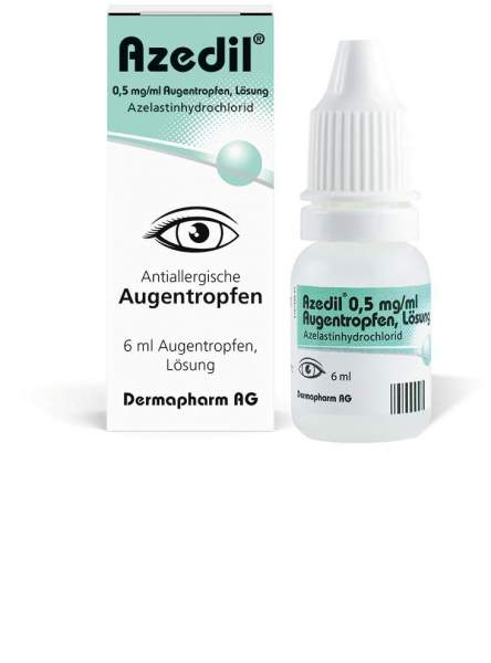 Azedil 0,5 mg Pro ml Lösung 6 ml Augentropfen