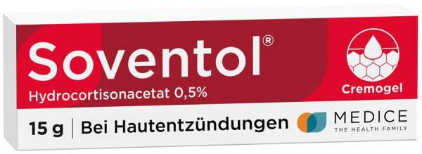 Soventol Hydrocortisonacetat 0,5% 15 g Creme