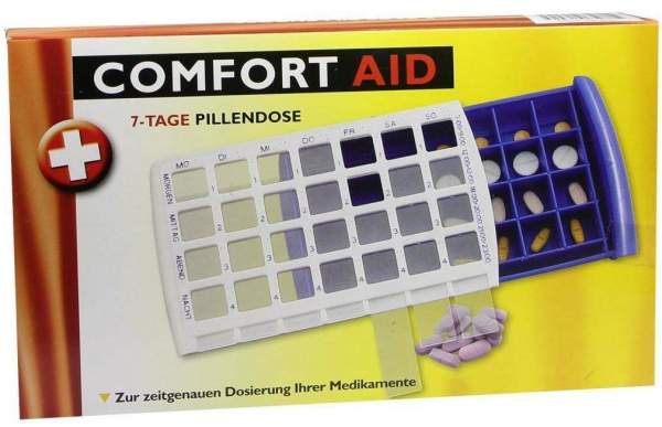 Pillendose Für 7 Tage Mit 28 Fächern 1 Stück
