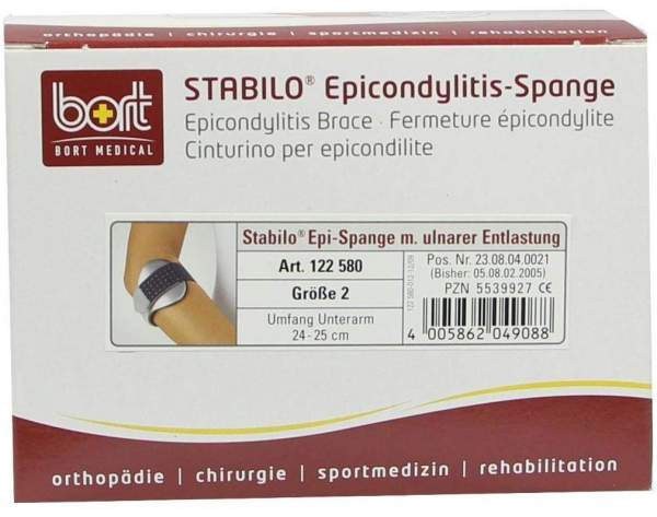 Bort Stabilo Epicondylitis Spange Gr.2 Grau