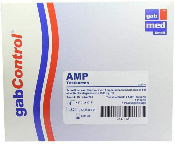 Drogentest Amphetamin Testkarte 1 Test