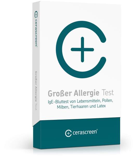 CERASCREEN Großer Allergie-Test-Kit Blut