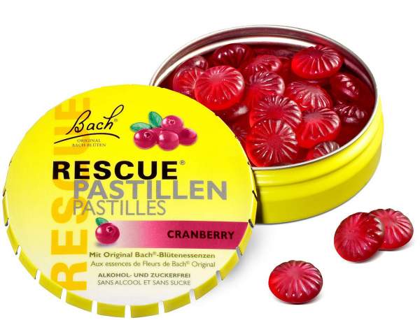Bach Original Rescue Pastillen Cranberry 50 g Pastillen