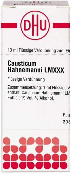 Dhu Causticum Hahnemanni Lmxxx Dilution 10 ml