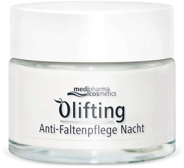 medipharma cosmetics Olivenöl Olifting Anti Faltenpflege Nacht 50 ml Creme
