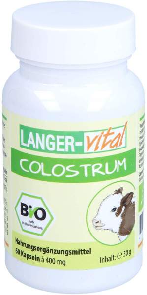 Colostrum Bio 800 mg pro Tag 60 Kapseln
