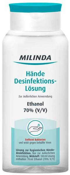 Milinda Händedesinfektionslösung Ethanol 70% 300 ml