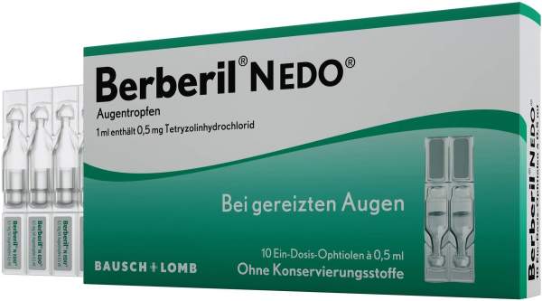 Berberil N EDO Augentropfen 10 x 0,5 ml