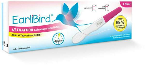 EarliBird Ultrafrüh Schwangerschaftstest 1 Stück