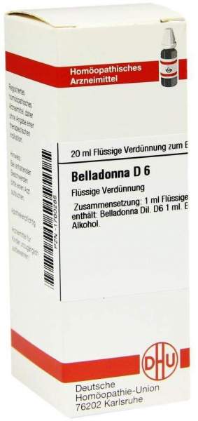 DHU Belladonna D6 20 ml Dilution