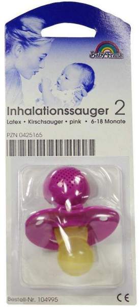 Sauger Inhalation Kirschförmig 6-18 Monate 104995 Pink