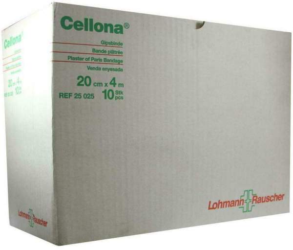 Cellona Gipsbinden 4 M X 20 cm 25025 2 X 5 Stück