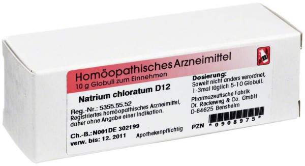 Natrium Chloratum D12 10 G Globuli