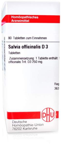 Salvia Officinalis D3 80 Tabletten