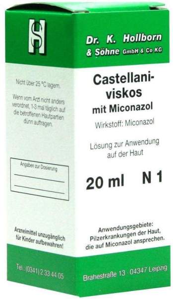 Castellani Viskos Mit Miconazol 20 ml Lösung