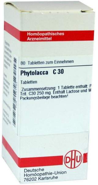 Phytolacca C 30 Tabletten