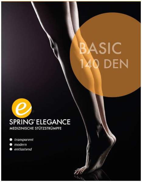 Spring Elegance Basic 140den Ad 40-41 Sand