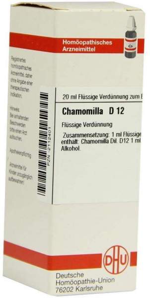 Dhu Chamomilla D12 20 ml Dilution