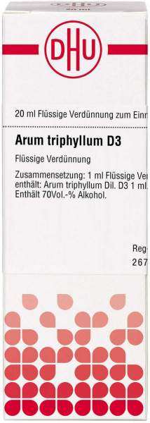 ARUM TRIPHYLLUM D 3 Dilution