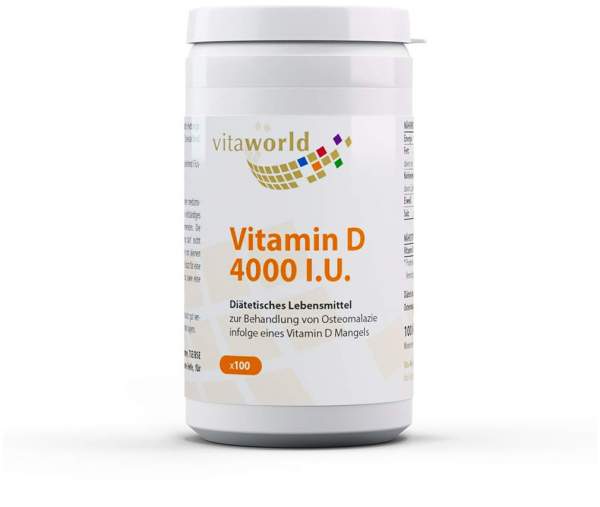 Vitamin D 3 4000 I.E. 100 Kapseln