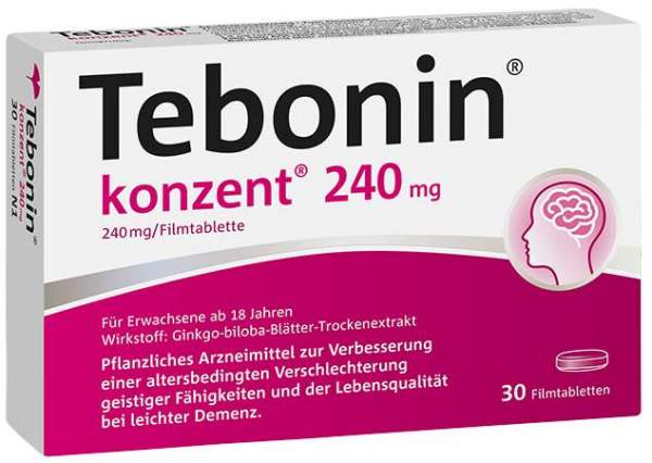 Tebonin konzent 240 mg 30 Filmtabletten