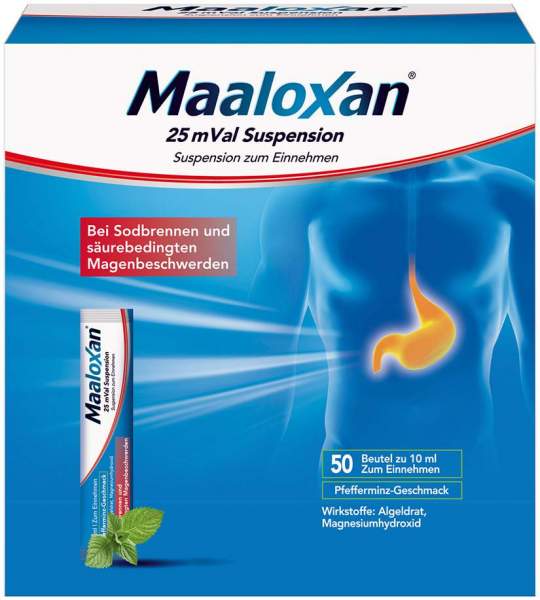 Maaloxan 25 mVal Suspension 50 X 10 ml Suspension