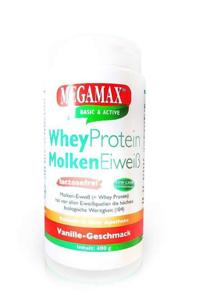 Wheyprotein Lactosefrei Vanille 400 G Pulver