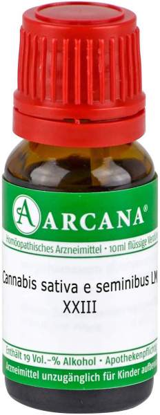 Cannabis sativa e seminibus LM 23 Dilution 10 ml