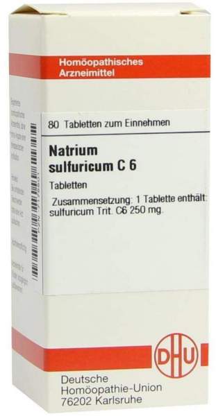 Natrium Sulfuricum C 6 Tabletten