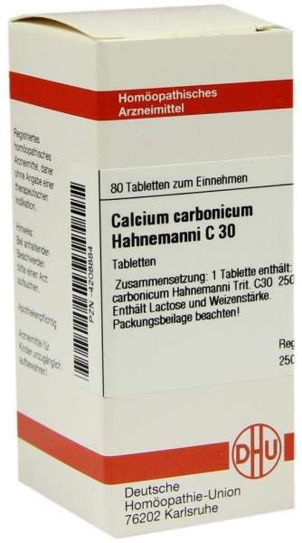 Calcium Carbonicum Hahnemanni C30 80 Tabletten