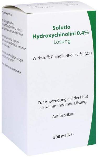 Solutio Hydroxychinolini 0,4% 500 ml Lösung