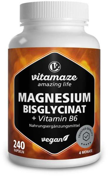 Magnesium Bisglycinat+Vitamin B6 Kapseln 240 Kapseln