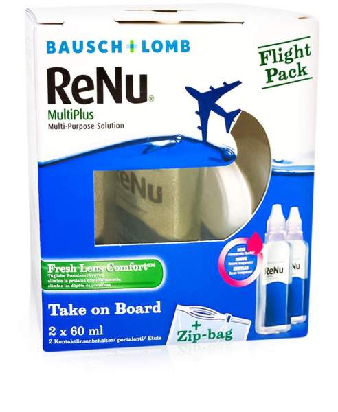 Renu Multiplus Flight Pack 2 X 60 ml Flasche