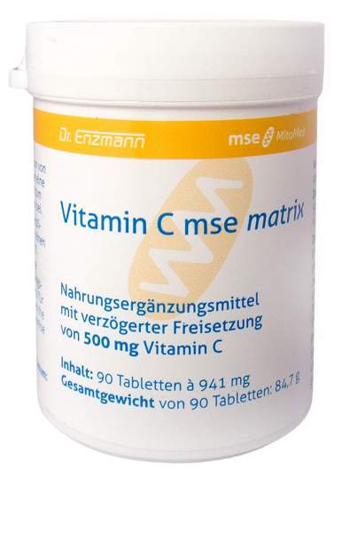 Vitamin C Matrix 500 mg Mse Nem Tabletten 90 Stück