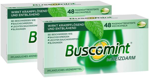Buscomint bei Reizdarm 2 x 48 Weichkapseln