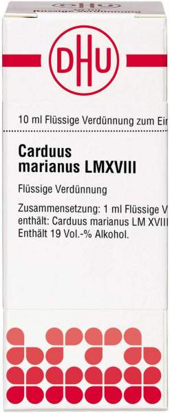 Dhu Carduus Marianus Lmxviii Dilution 10 ml
