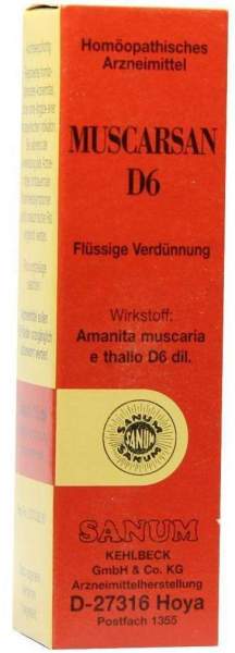 Muscarsan D6 10 ml Tropfen