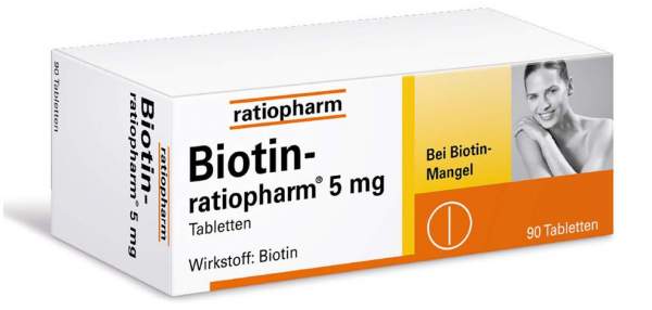 Biotin ratiopharm 5 mg 90 Tabletten
