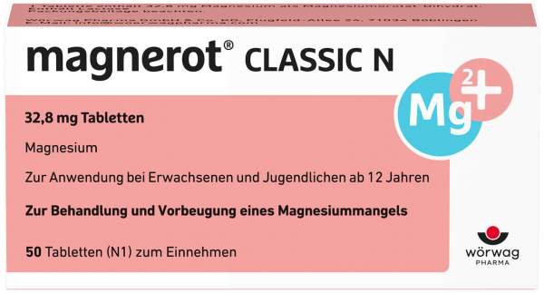 Magnerot Classic N 50 Tabletten