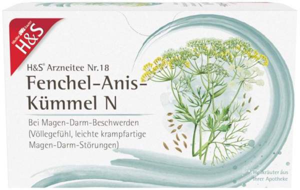 H&amp;S Fenchel-Anis-Kümmel N 20 Filterbeutel