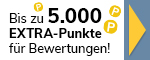 5.000 Bonuspunkte auf maximal 5 Produktbewertungen sichern. Nur bis zum 06.03.