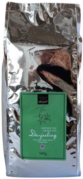 Grüntee Aktuell Darjeeling 500g
