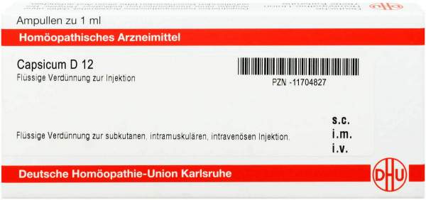 DHU Capsicum D12 Ampullen 8 x 1 ml