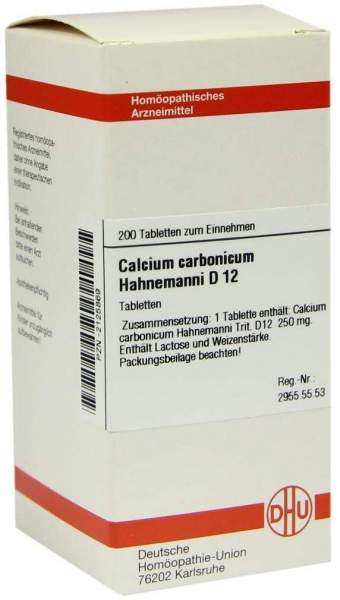 Calcium Carbonicum Hahnemanni D 12 200 Tabletten