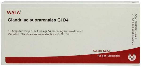Wala Glandulae Suprarenales Gl D4 10 X 1ml Ampullen