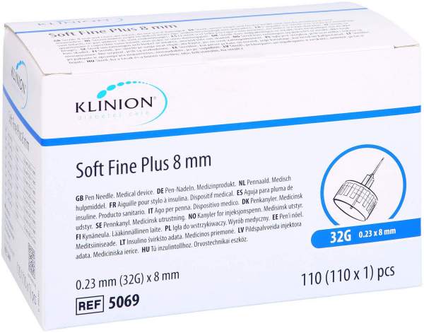 Klinion Soft Fine Plus Pen-Nadeln 0,23x8 mm 32 G