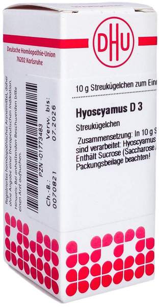 Hyoscyamus D 3 Globuli 10 g
