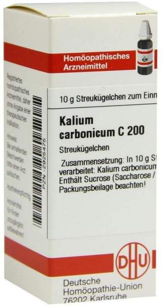 Dhu Kalium Carbonicum C200 Globuli