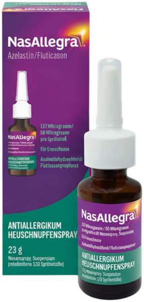 NasAllegra - Heuschnupfenspray mit Azelastin + Fluticason 23 g