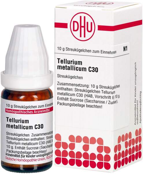 Tellurium Metallicum C 30 10 G Globuli